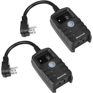 Light Timer Outdoor Weatherproof,Countdown Photocell SensorTimer with Electrical